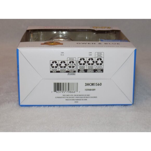 Hallmark 2022 Funko Pop Owen and Blue Jurassic World Christmas Ornament - Picture 5 of 6